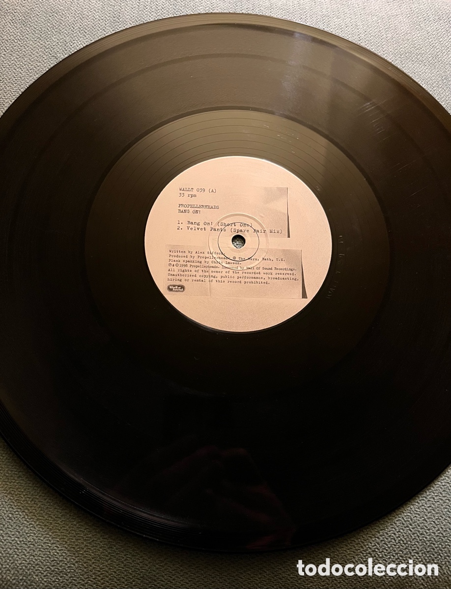Discos de vinilo: PROPELLERHEADS - MAXI - BANG ON! - Foto 3