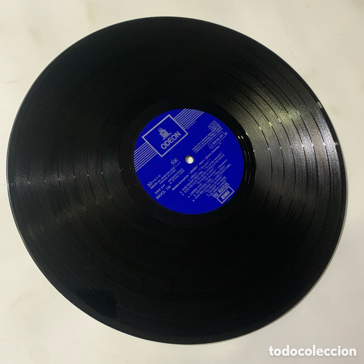 Discos de vinilo: lp The Beatles &lrm;&ndash; Help! &rdquo;Socorro&rdquo; edicion espa&ntilde;ola - Foto 3