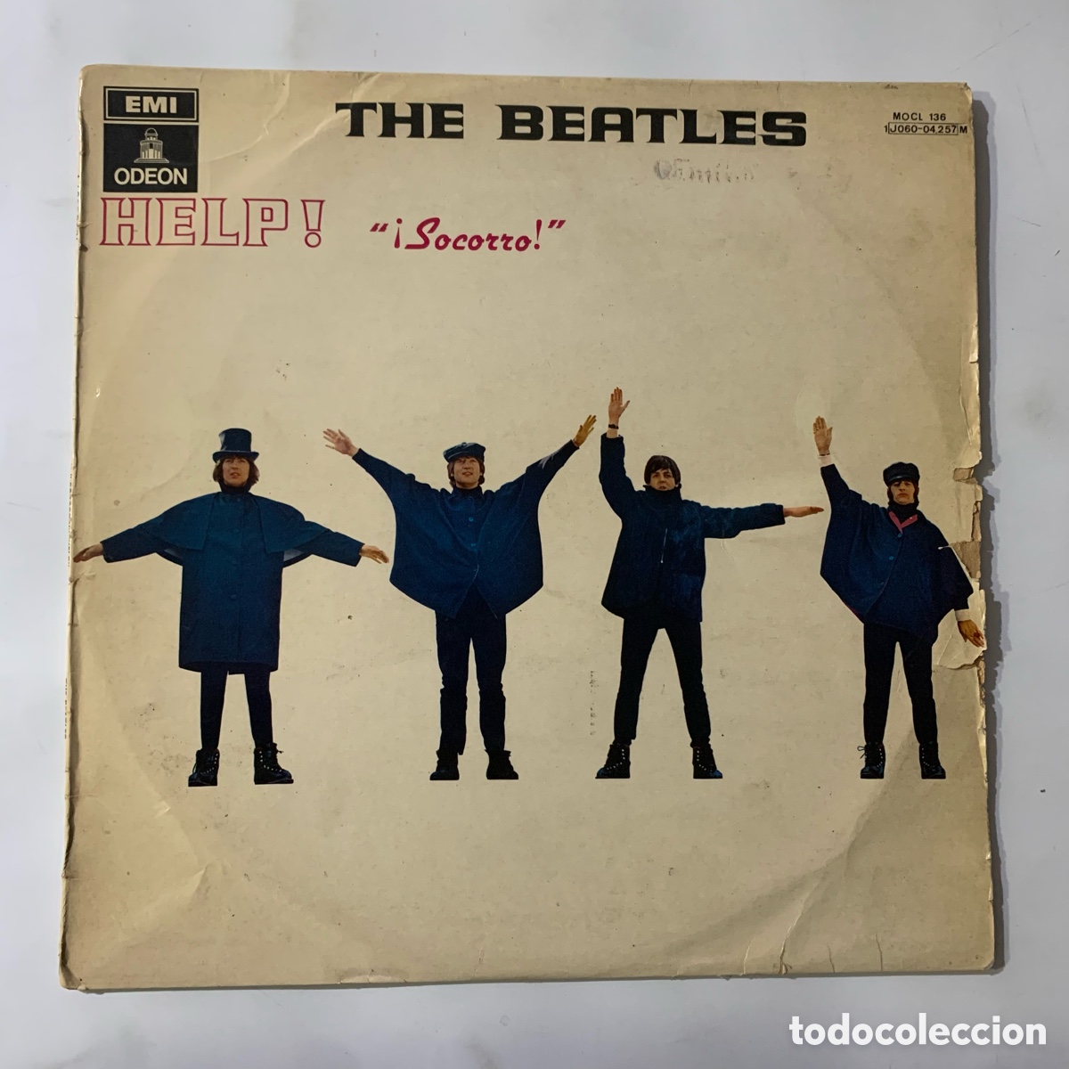 Discos de vinilo: lp The Beatles &lrm;&ndash; Help! &rdquo;Socorro&rdquo; edicion espa&ntilde;ola - Foto 1