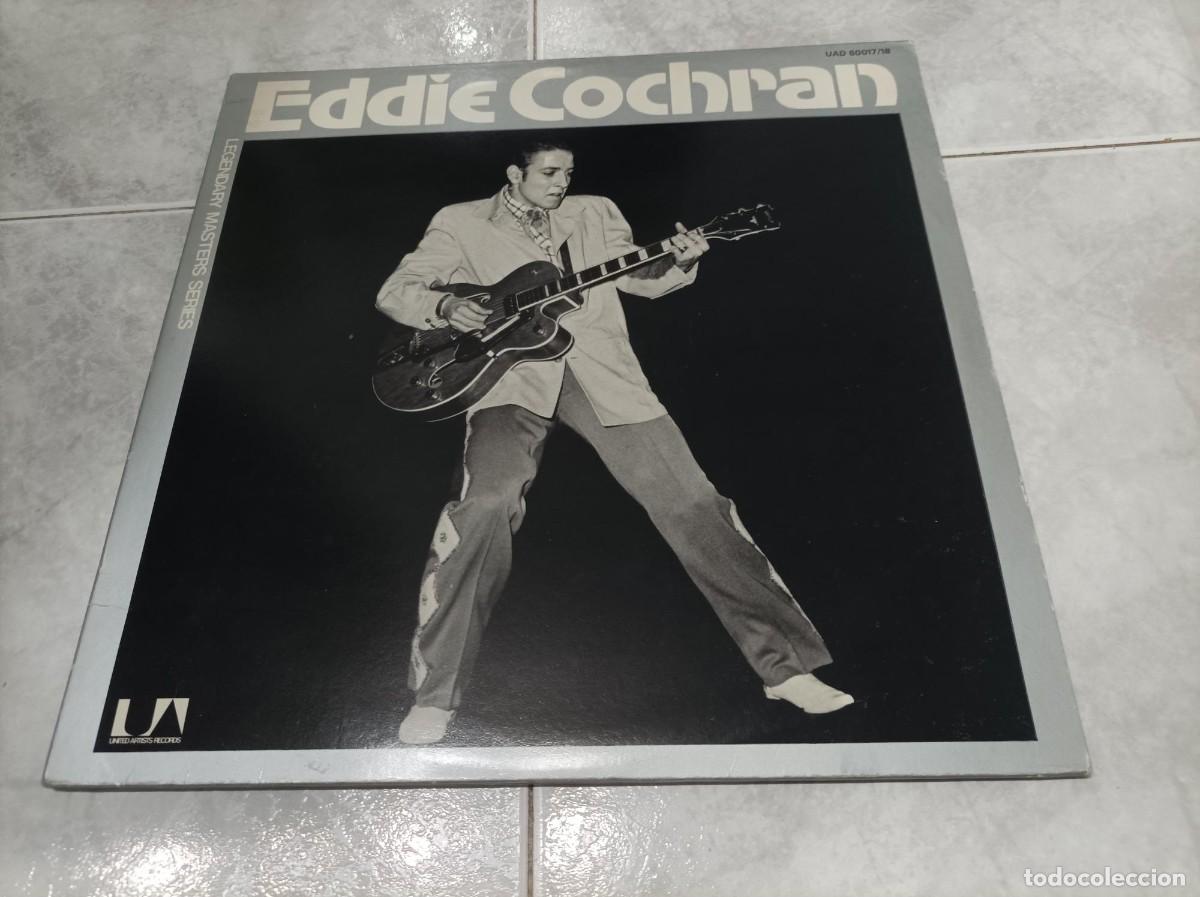 Discos de vinilo: Eddie Cochran masters series lp doble-dificil- - Foto 1