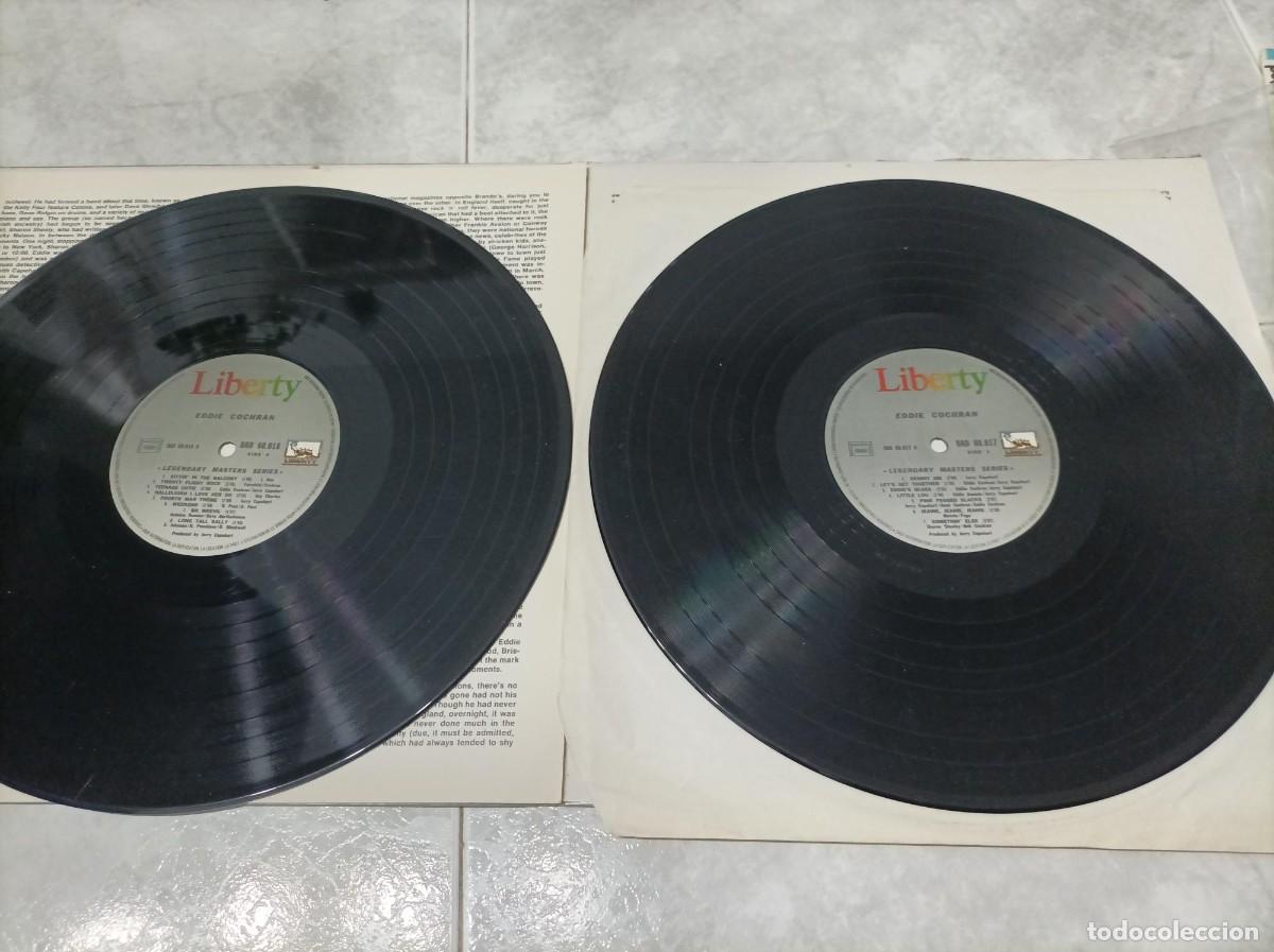 Discos de vinilo: Eddie Cochran masters series lp doble-dificil- - Foto 2