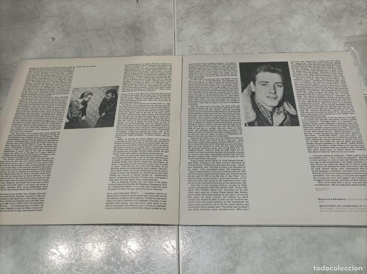 Discos de vinilo: Eddie Cochran masters series lp doble-dificil- - Foto 4
