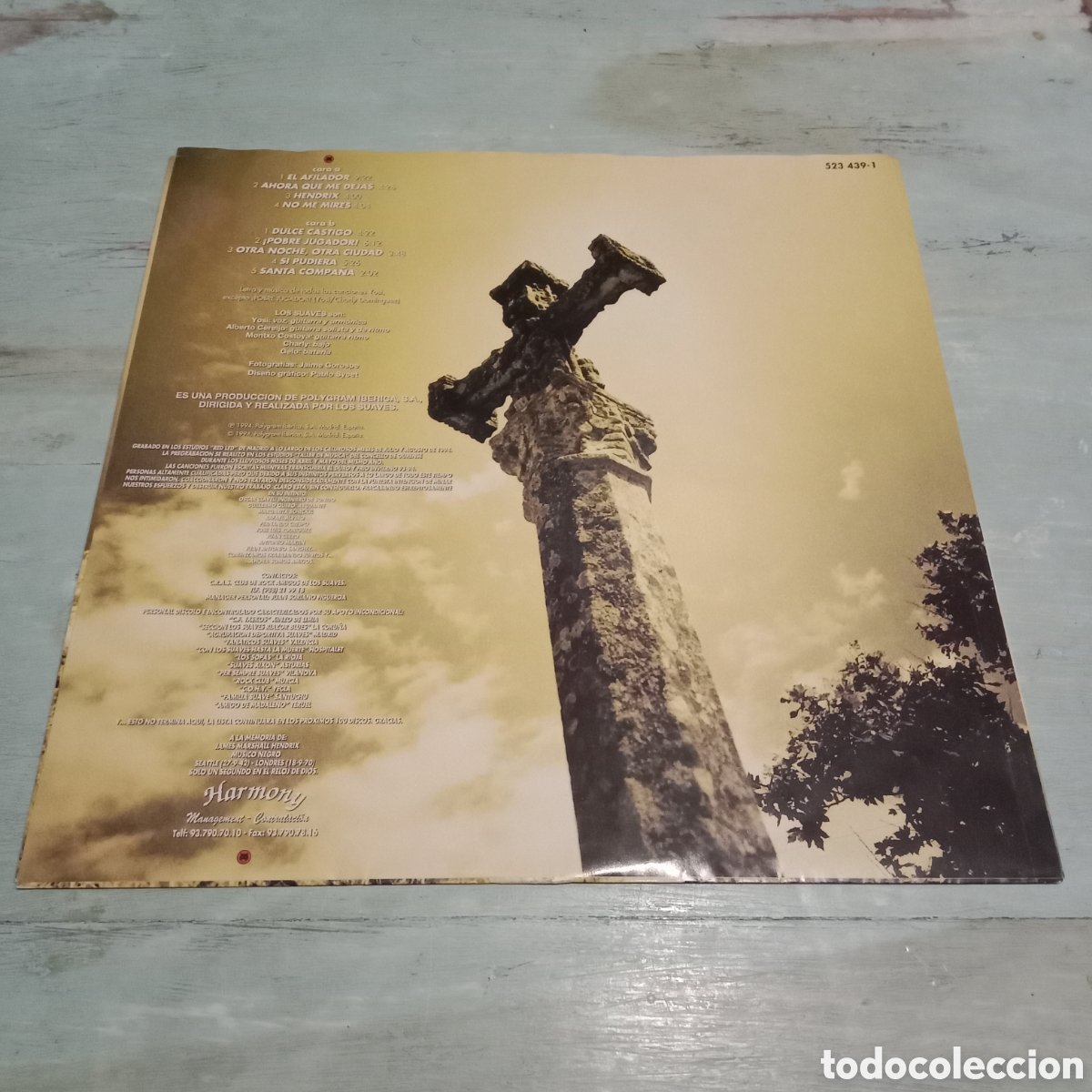 Discos de vinilo: LOS SUAVES - SANTA COMPA&Ntilde;A - LP - Foto 5