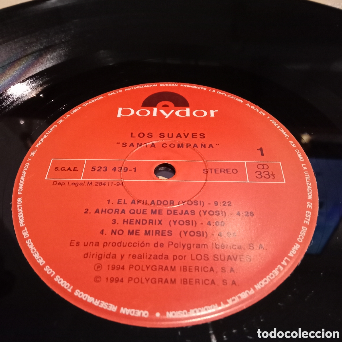 Discos de vinilo: LOS SUAVES - SANTA COMPA&Ntilde;A - LP - Foto 9