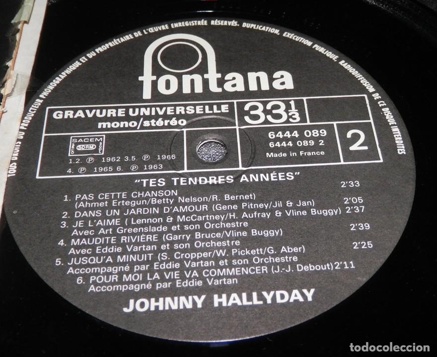 Discos de vinilo: DISCO LP DE VINILO DE JOHNNY HALLYDAY - Foto 3