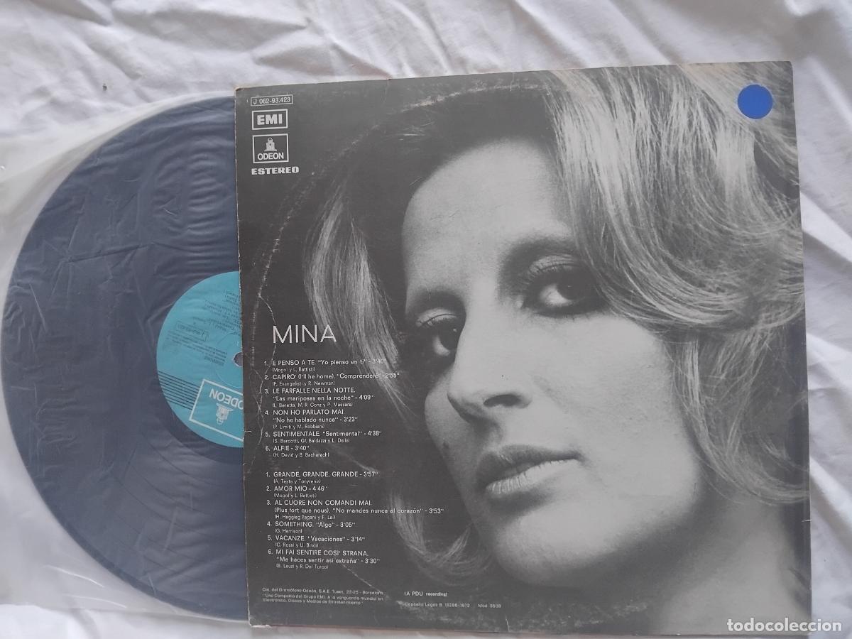 Discos de vinilo: MINA. MINA. LP EMI 1972. - Foto 2