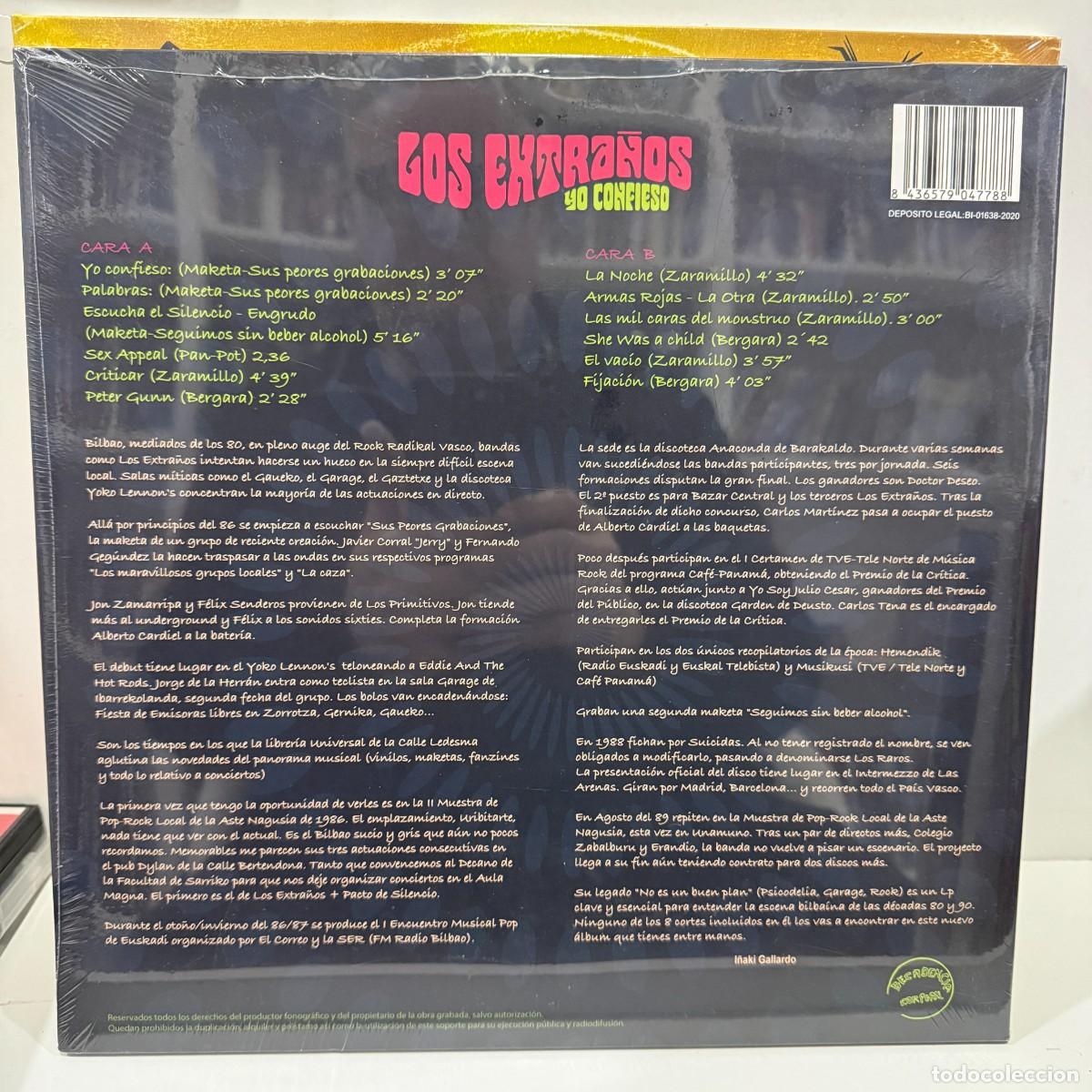 Discos de vinilo: Los Extra&ntilde;os - Yo Confieso (LP) *Precintado* - Foto 2