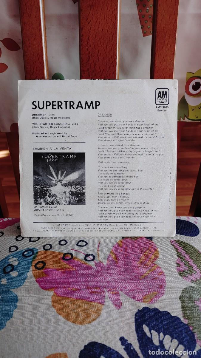 Discos de vinilo: SUPERTRAMP-SINGLE DREAMER - Foto 2