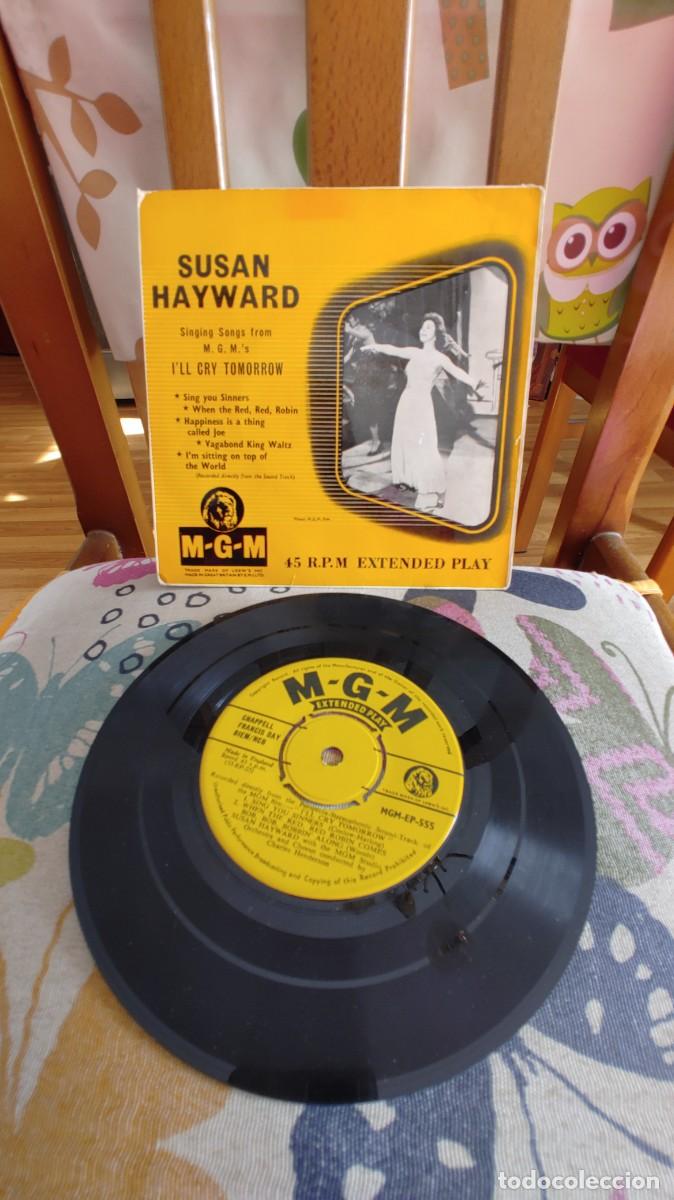 Discos de vinilo: SUSAN HAYWARD-EP I`LL CRY TOMORROW - Foto 1