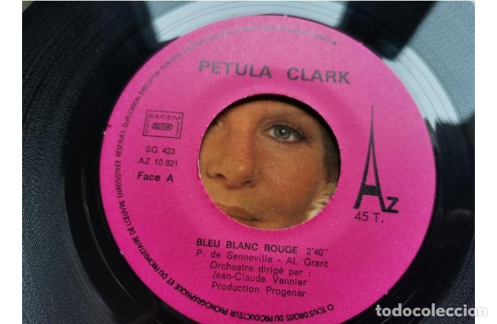 Discos de vinilo: Petula Clark. Bleu blanc rouge. Vinilo 7 &rdquo; single. - Foto 3