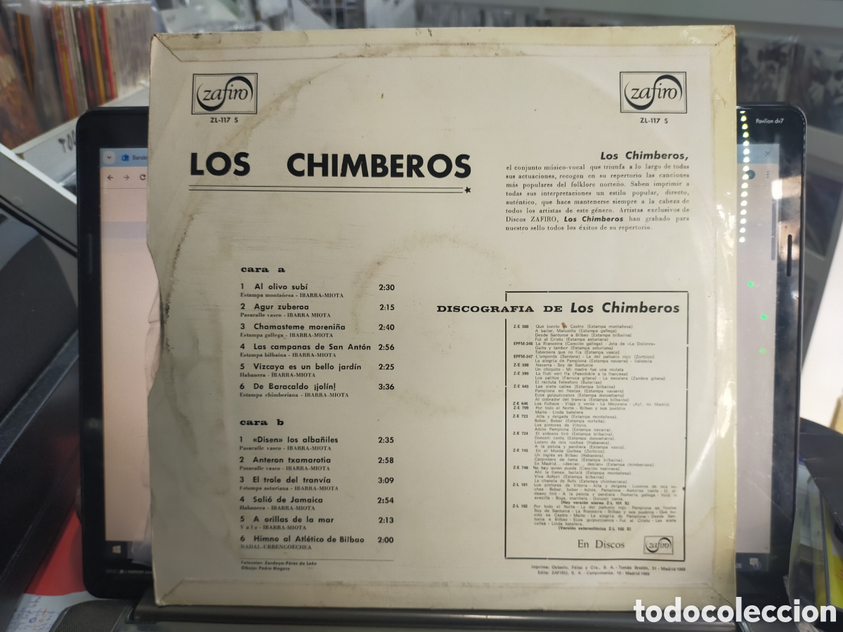 Discos de vinilo: Los chimberos LP 1969 - Foto 2
