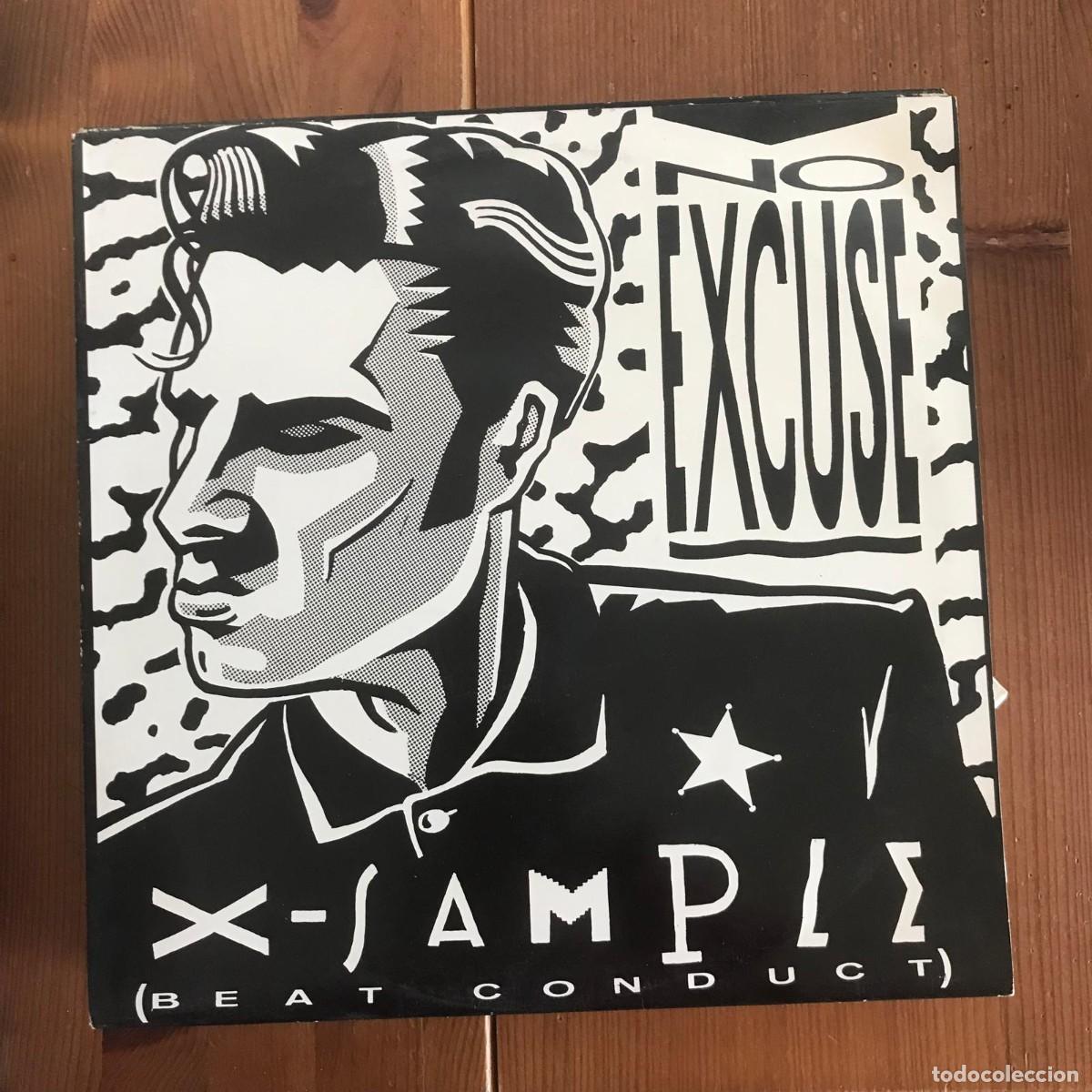 Discos de vinilo: NO EXCUSE - X-SAMPLE - 12&rdquo; MAXISINGLE TARGET 1988 - Foto 1