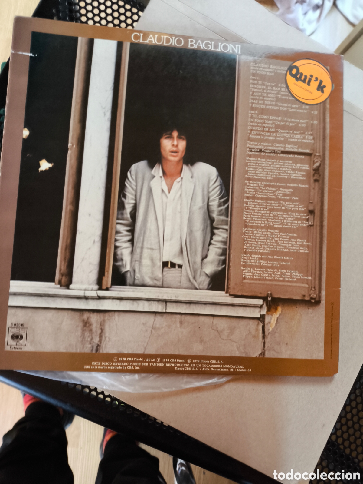 Discos de vinilo: Cl&aacute;udio baglioni.lote.C.n32 - Foto 2