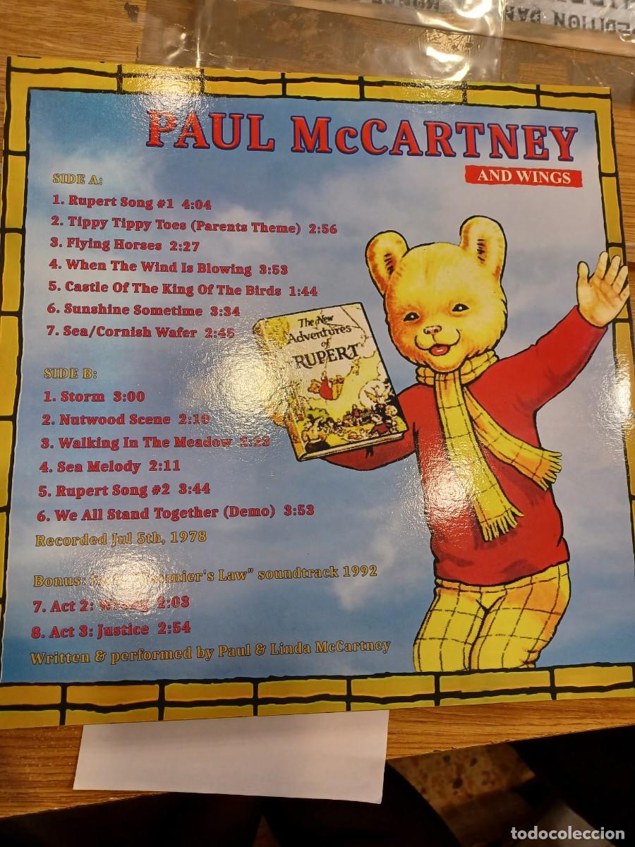 Discos de vinilo: Paul McCartney &ndash; Rupert The Bear LP - Foto 2