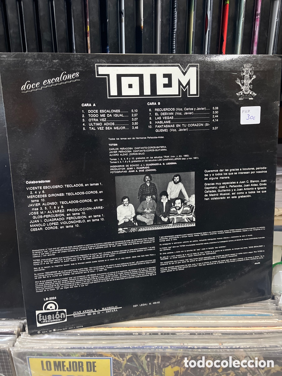 Discos de vinilo: t&oacute;tem doce escalones - Foto 2