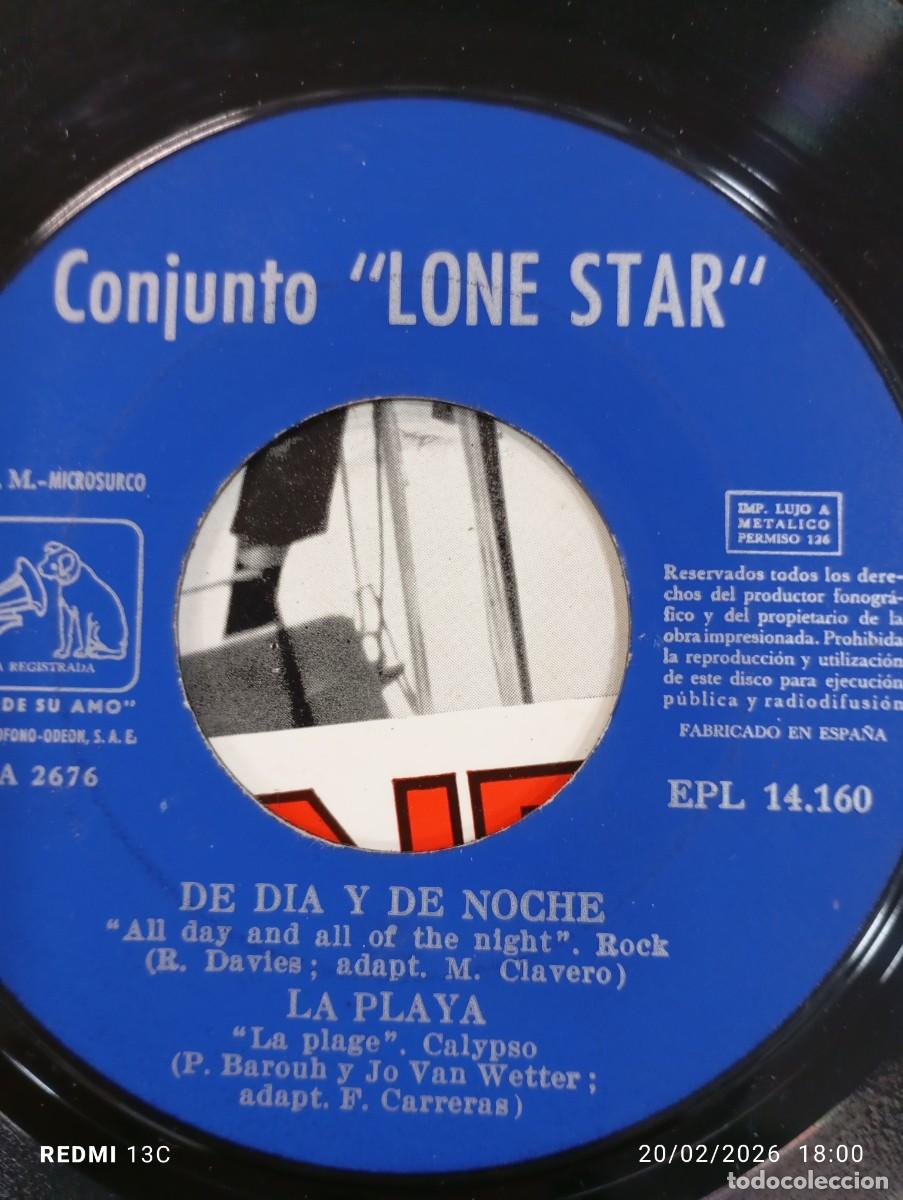 Discos de vinilo: EP CONJUNTO LONE STAR COMPRENSION + 3 CANCIONES - Foto 4