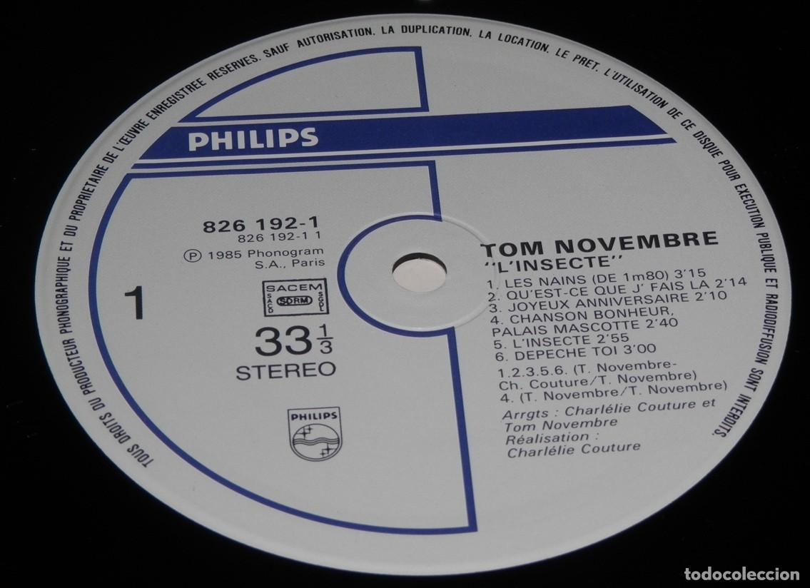 Discos de vinilo: DISCO LP VINILO DE TOM NOVEMBRE - Foto 3