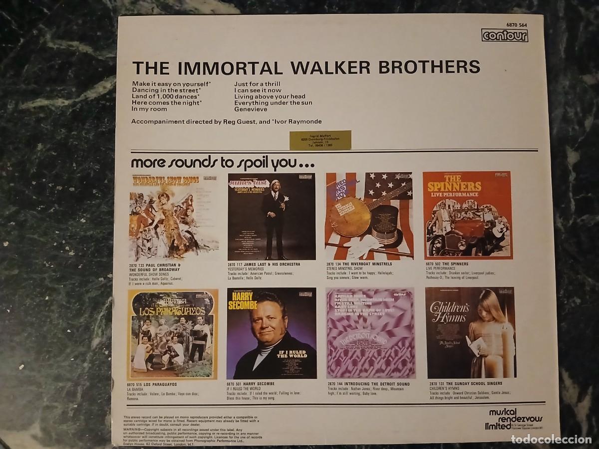 Discos de vinilo: The Walker brothers - Immortal - Foto 2