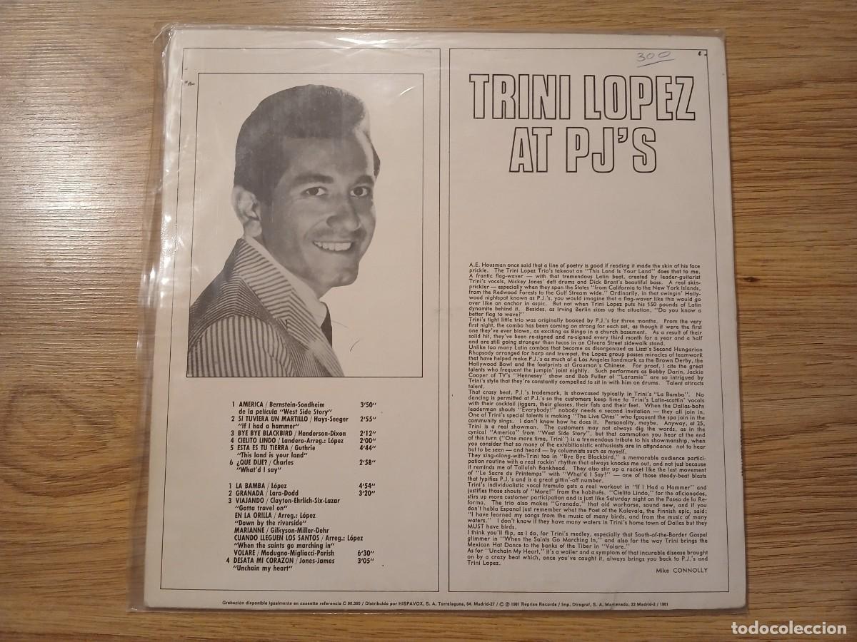 Discos de vinilo: Trini Lopez - at PJs - Foto 2