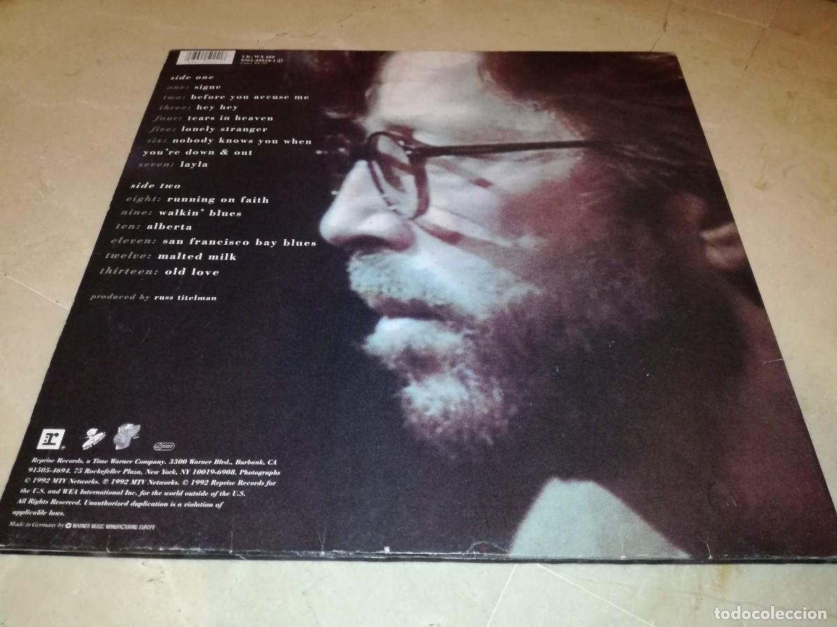 Discos de vinilo: ERIC CLAPTON-UNPLUGGED-GATEFOLD-ORIGINAL 1992 - Foto 2