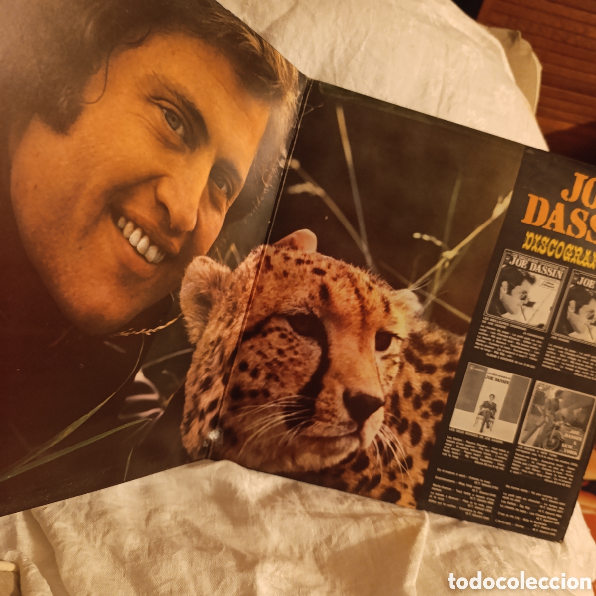 Discos de vinilo: Joe Dassin,&nbsp;&rdquo;La Fleur aux dents&rdquo;.&nbsp;Disco vinilo 1970 - Foto 3