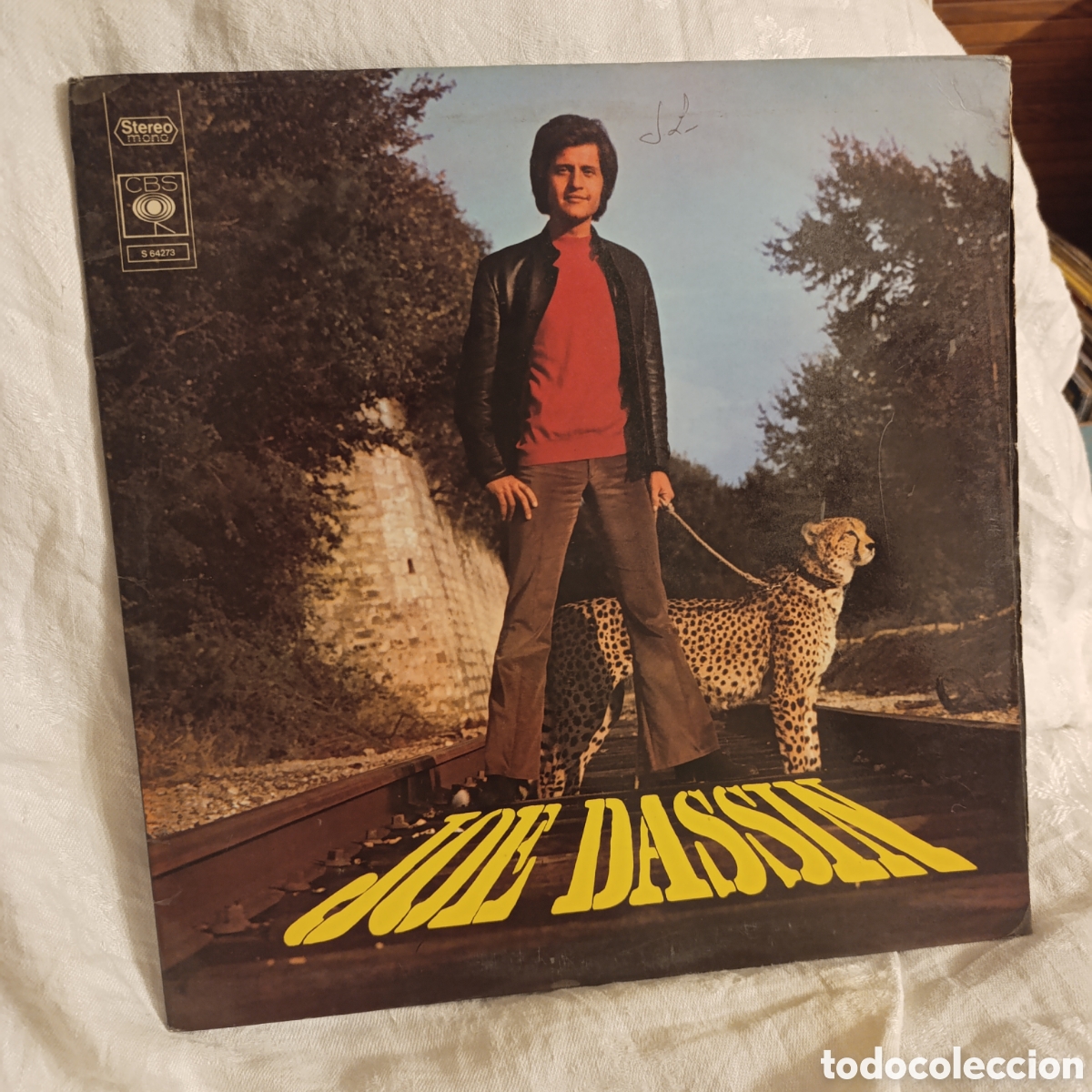 Discos de vinilo: Joe Dassin,&nbsp;&rdquo;La Fleur aux dents&rdquo;.&nbsp;Disco vinilo 1970 - Foto 1