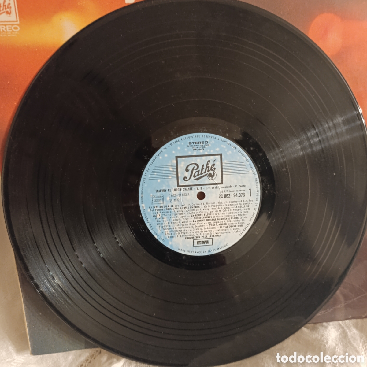 Discos de vinilo: Thierry Le Luron,&rdquo;Chante&rdquo;.&nbsp;Disco vinilo 1973 - Foto 3