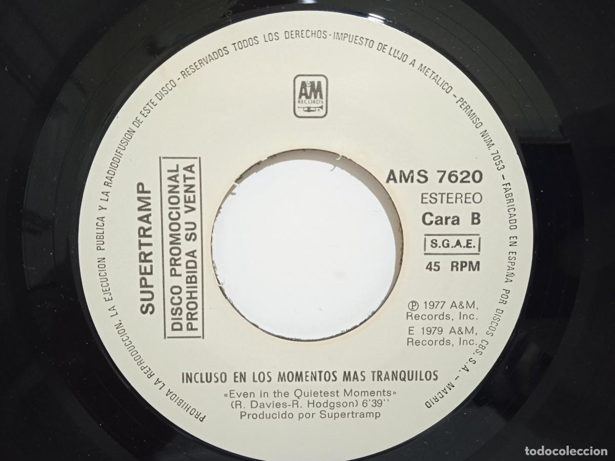 Discos de vinilo: Supertramp - Goodbye Stranger (Adios Extra&ntilde;o) - PROMO - Single - 1979 - Foto 6