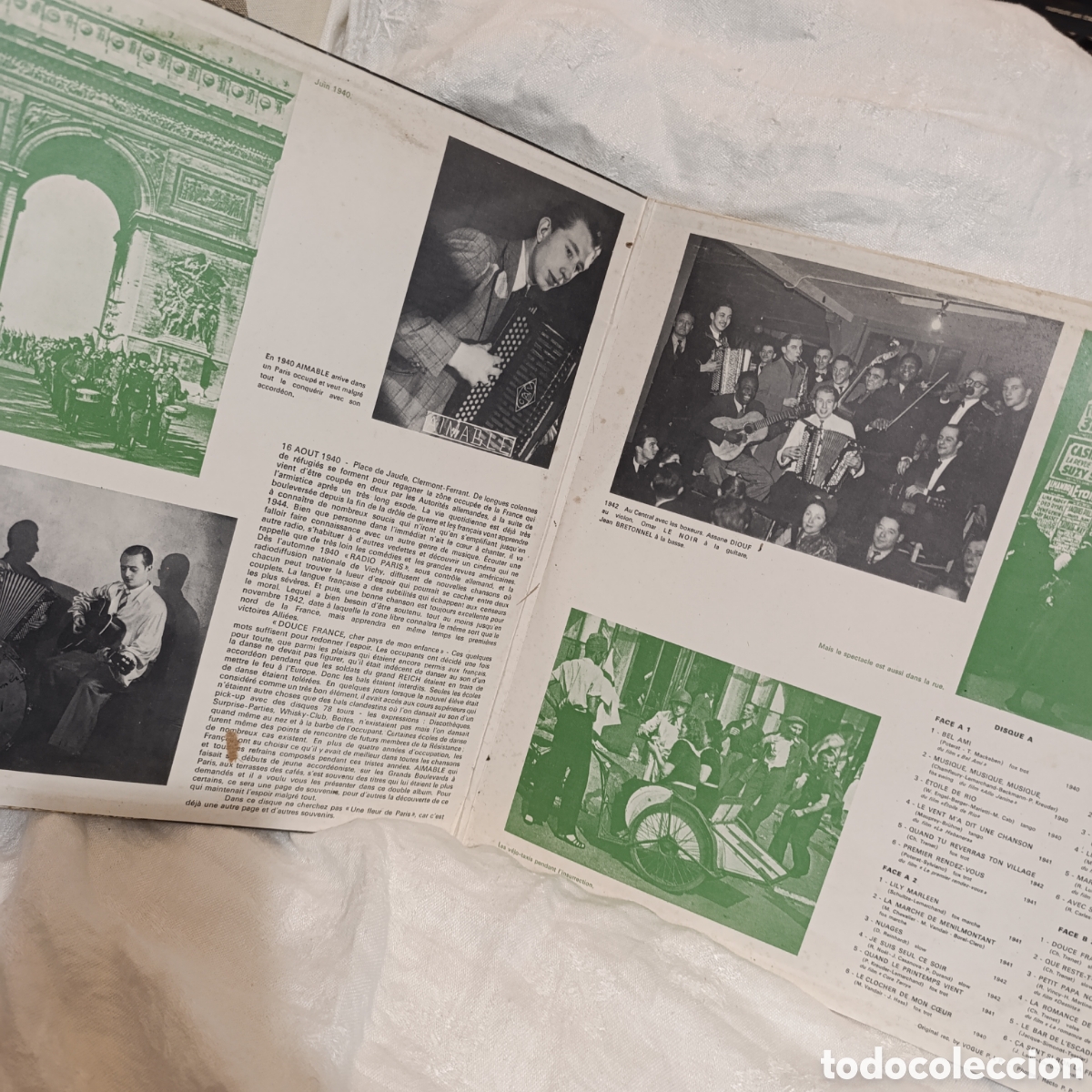 Discos de vinilo: Aimable,doble disco vinilo &rdquo;Bals Interdits&rdquo;.&nbsp;A&ntilde;o 1971 - Foto 2