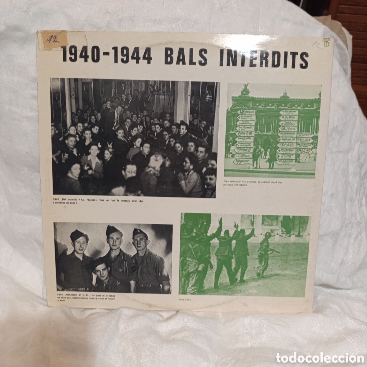 Discos de vinilo: Aimable,doble disco vinilo &rdquo;Bals Interdits&rdquo;.&nbsp;A&ntilde;o 1971 - Foto 3