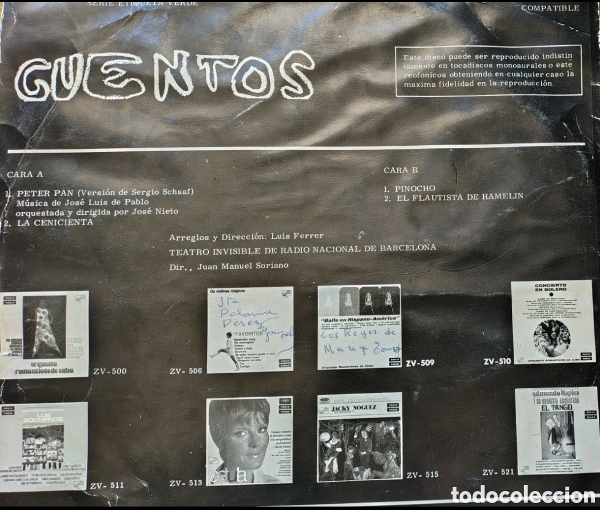 Discos de vinilo: Cuentos (teatro invisible) - Foto 2