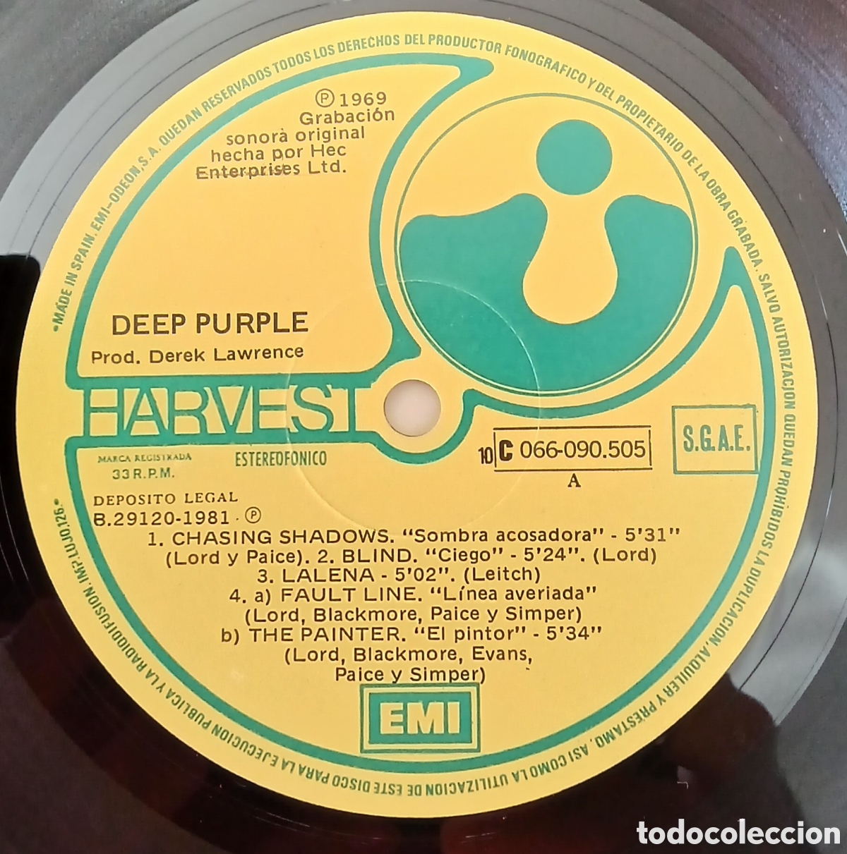 Discos de vinilo: DEEP PURPLE // Espa&ntilde;a 1981. Vg++/ex) POT.abierta - Foto 4