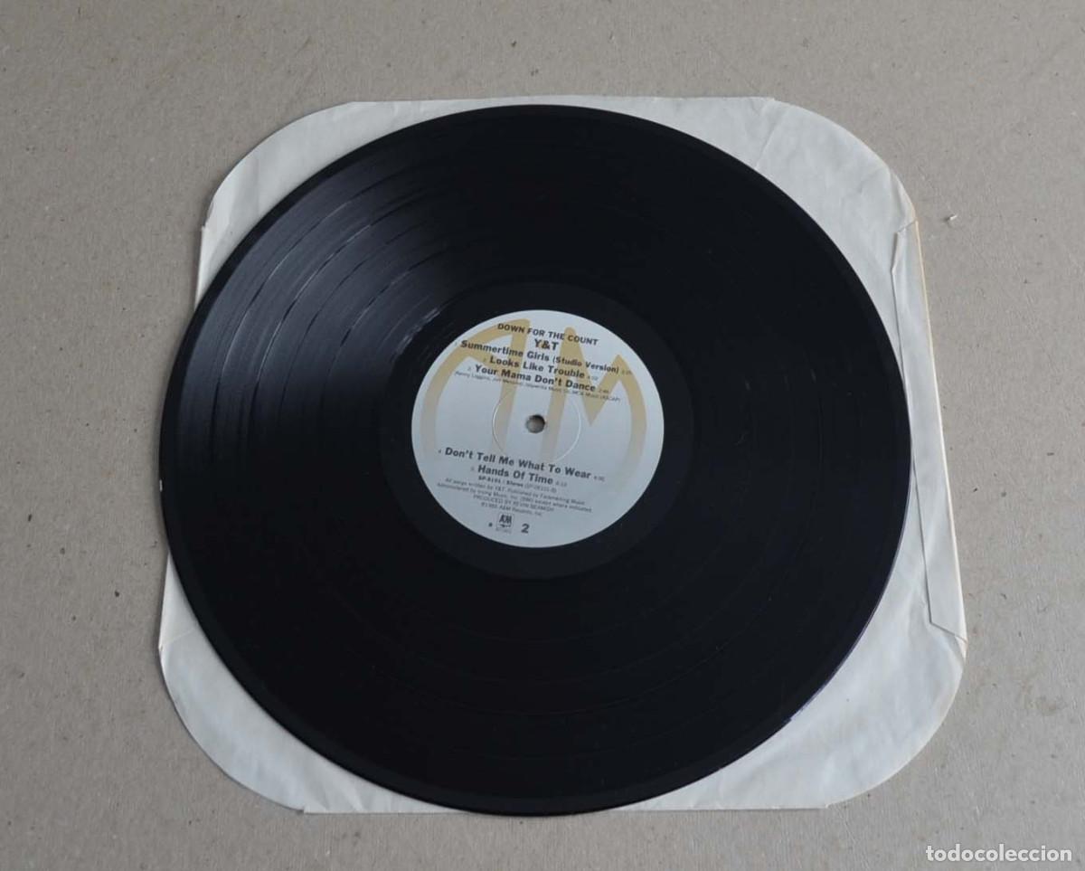 Discos de vinilo: Y & T - DOWN FOR THE COUNT (solo disco) - Foto 1