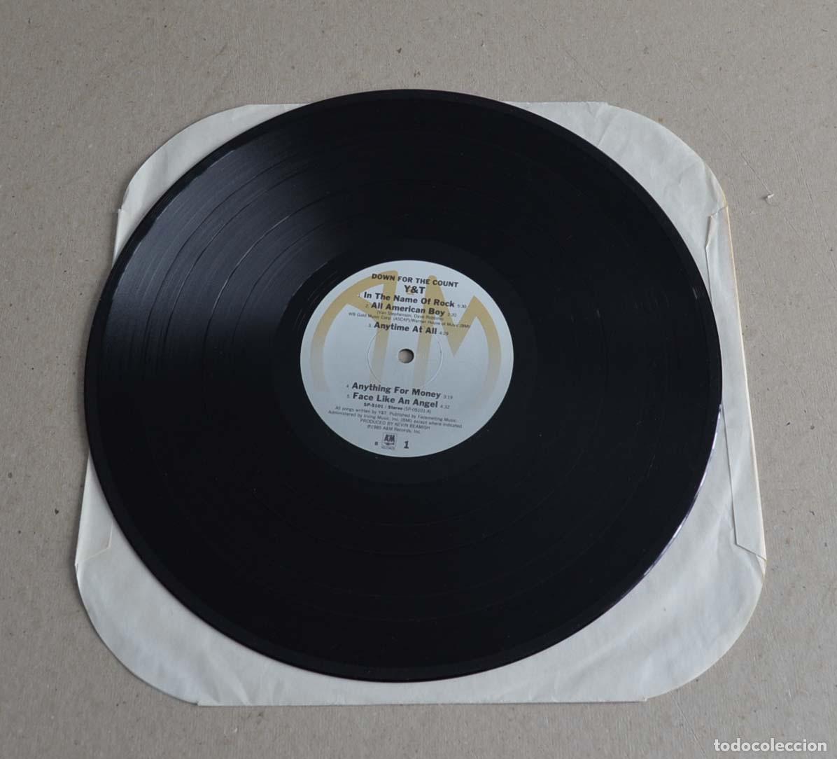 Discos de vinilo: Y & T - DOWN FOR THE COUNT (solo disco) - Foto 2