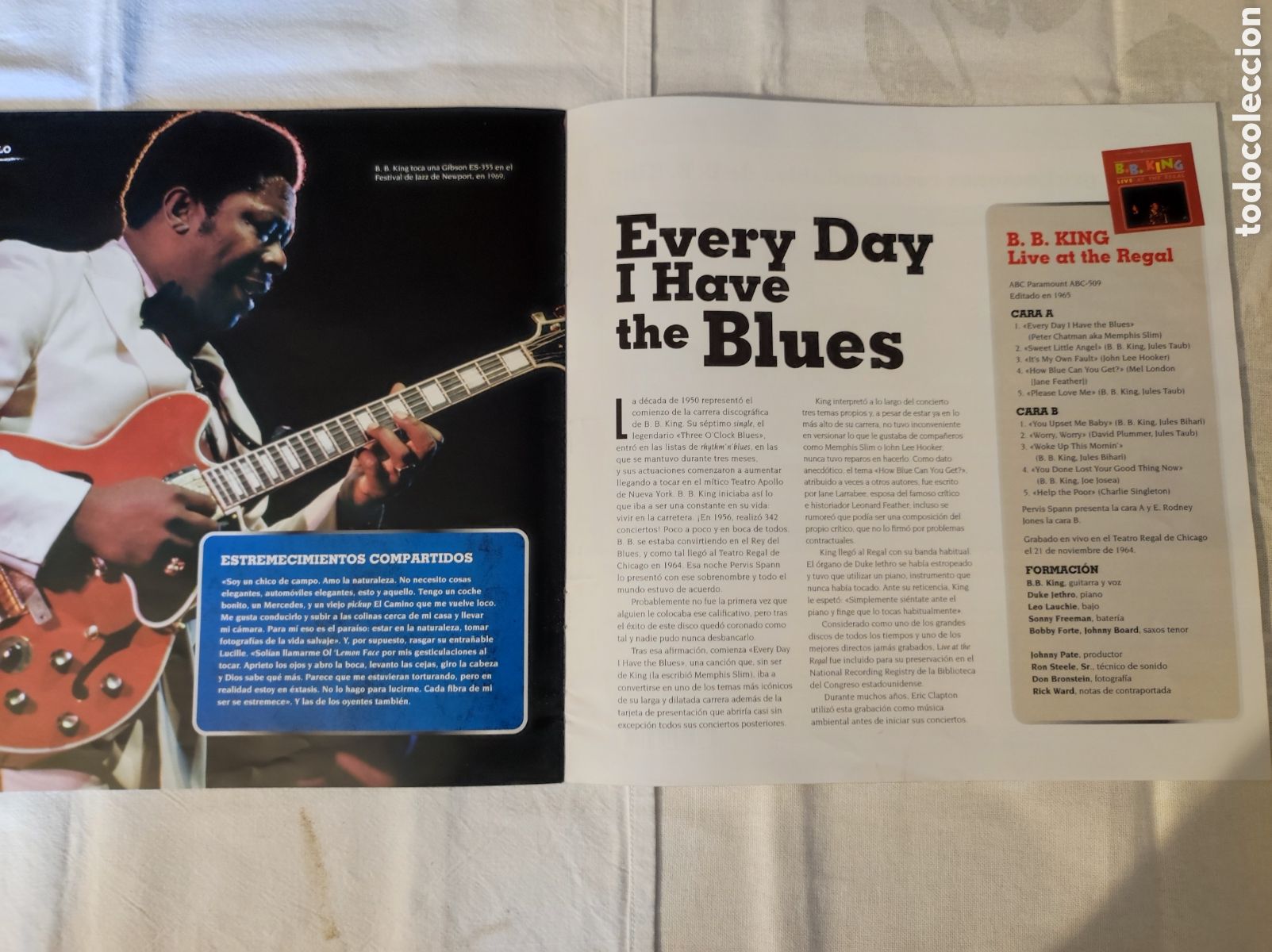 Discos de vinilo: B. B. KING - LIVE AT THE REGAL - Foto 8