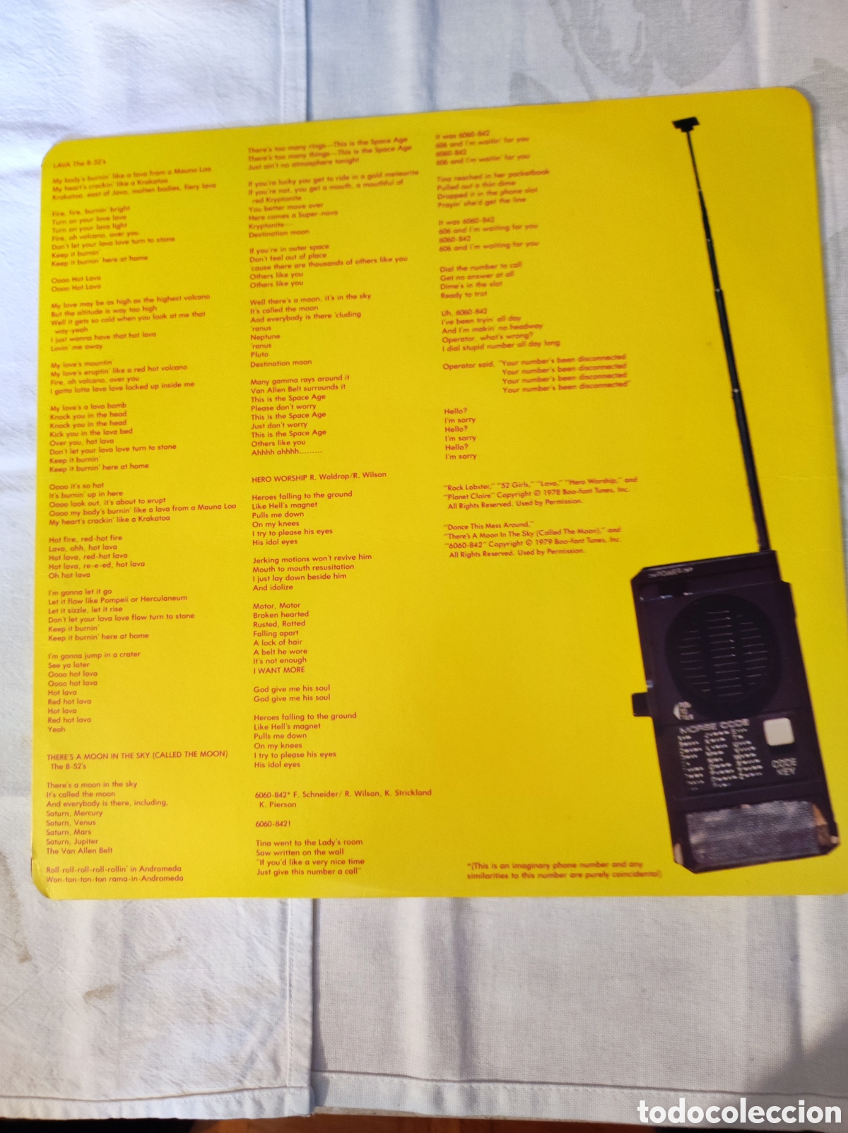 Discos de vinilo: THE B-52S - THE B-52S - Foto 3