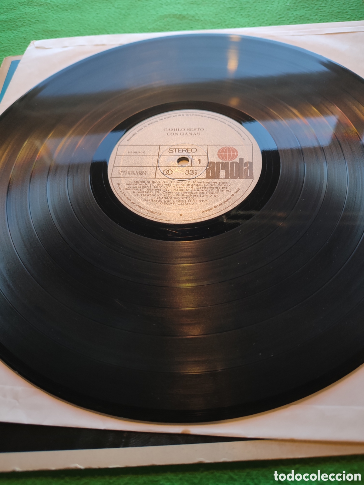Discos de vinilo: Camilo Sesto - Con ganas 1983 - Foto 3