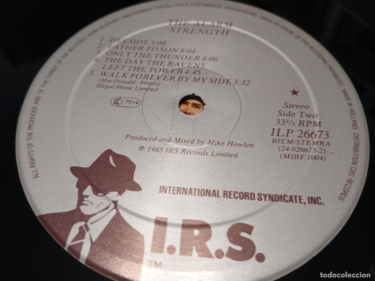 Discos de vinilo: Alarm &ndash; Strength- (1985) LP disco vinilo - Foto 2
