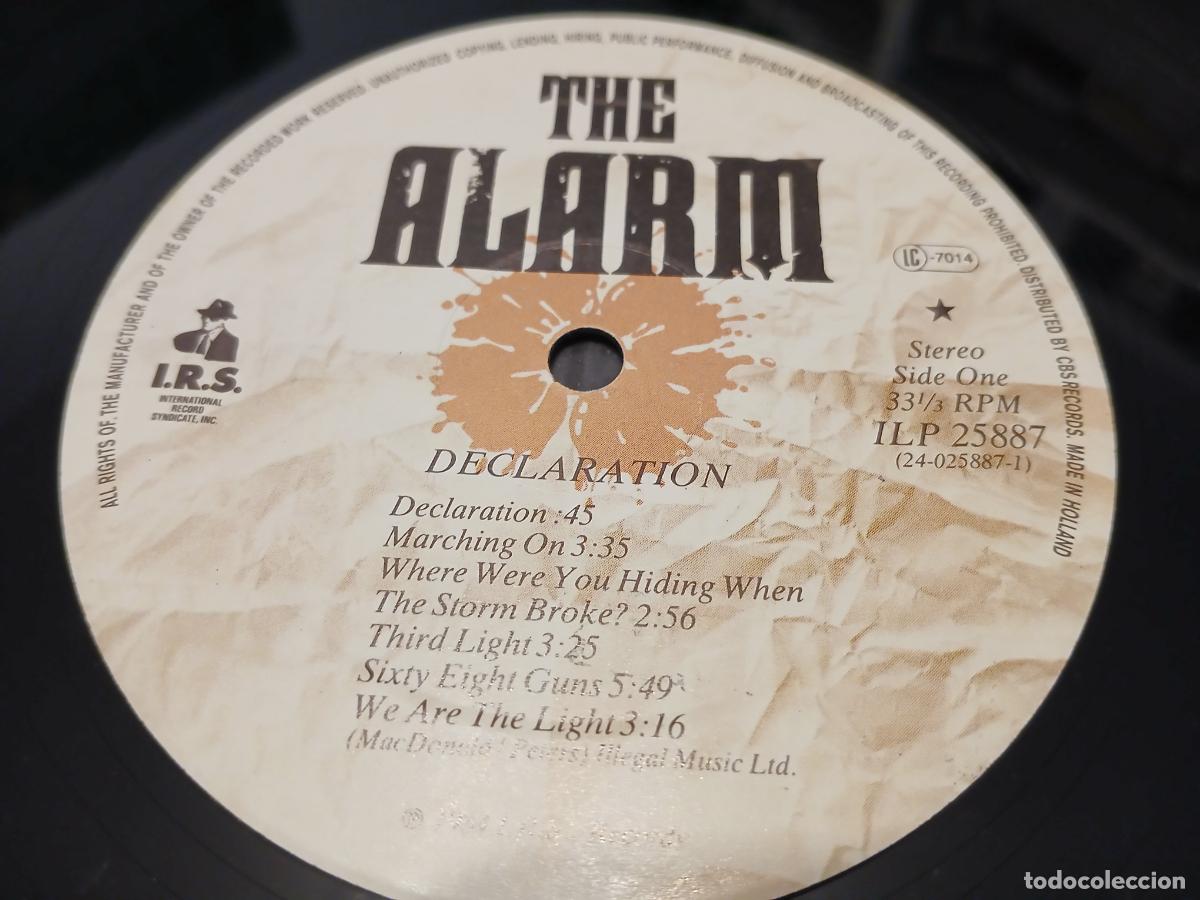 Discos de vinilo: The Alarm &lrm;&ndash; Declaration- (1984) LP disco vinilo - Foto 2