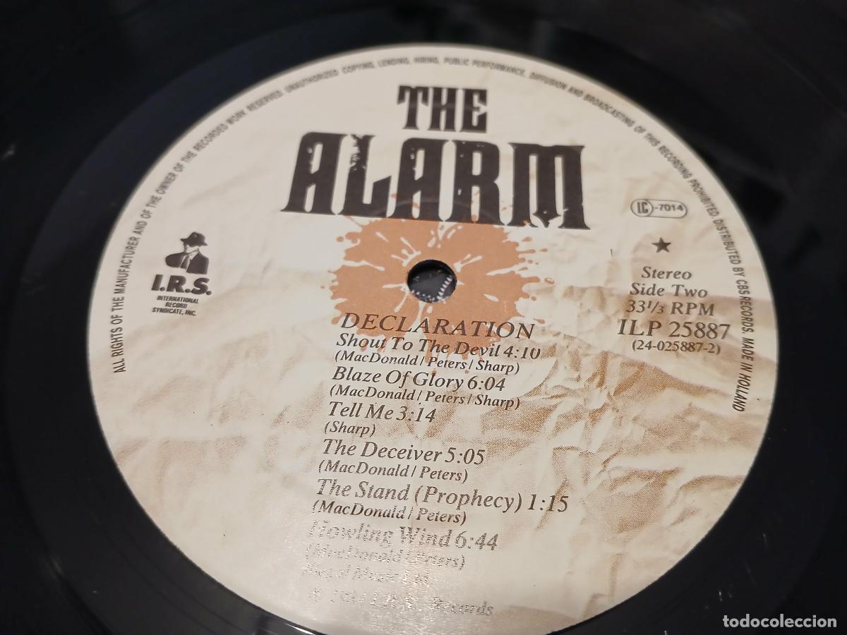 Discos de vinilo: The Alarm &lrm;&ndash; Declaration- (1984) LP disco vinilo - Foto 3