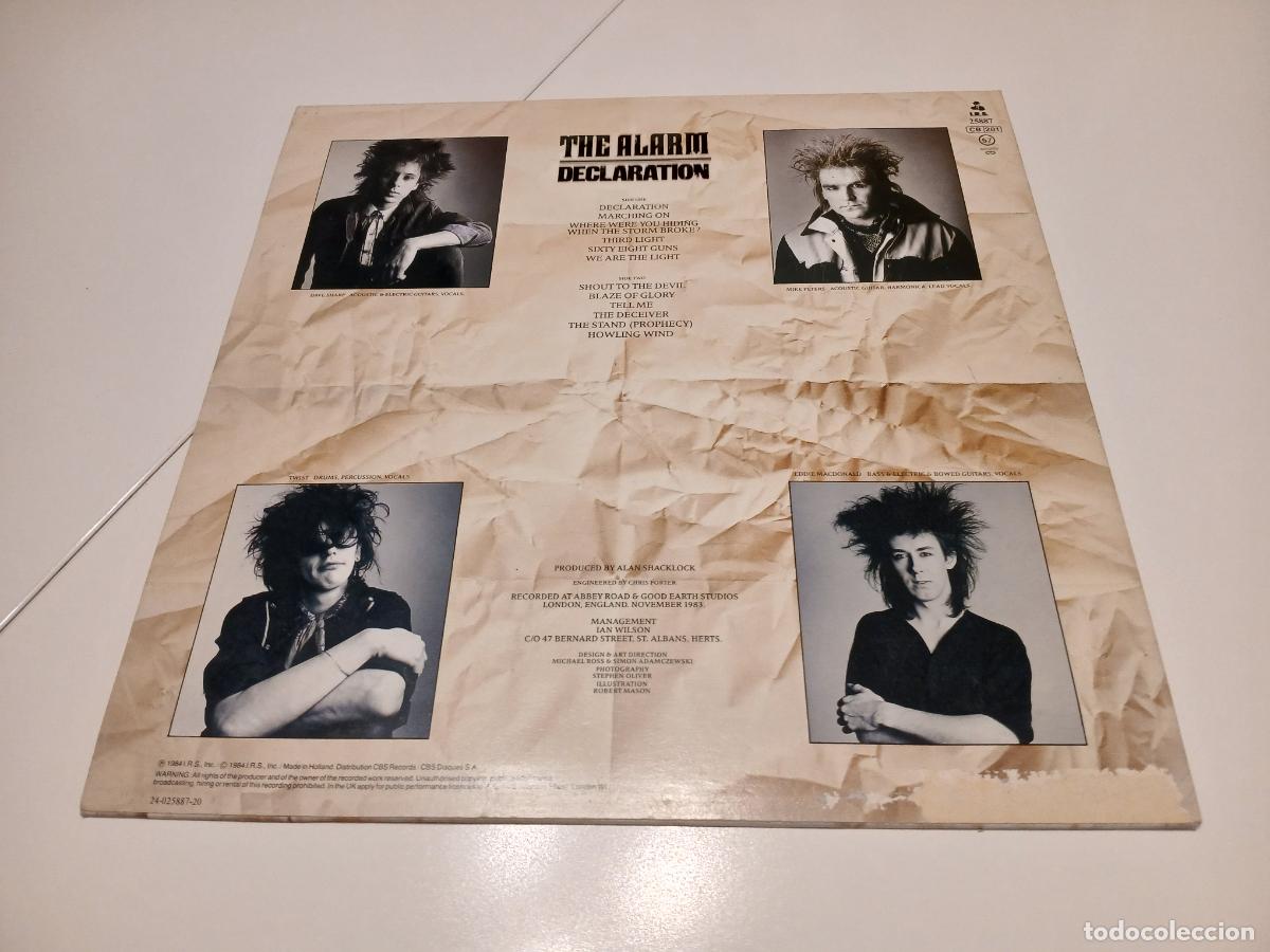 Discos de vinilo: The Alarm &lrm;&ndash; Declaration- (1984) LP disco vinilo - Foto 10