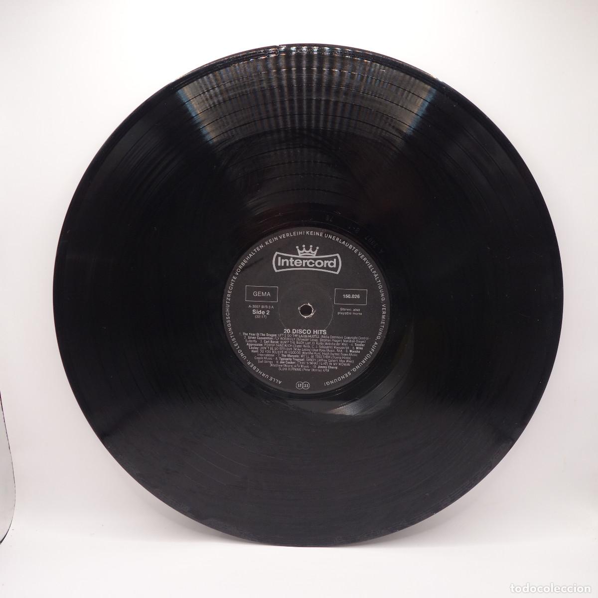 Discos de vinilo: 20 DISCO HITS - INTERCORD - Foto 4