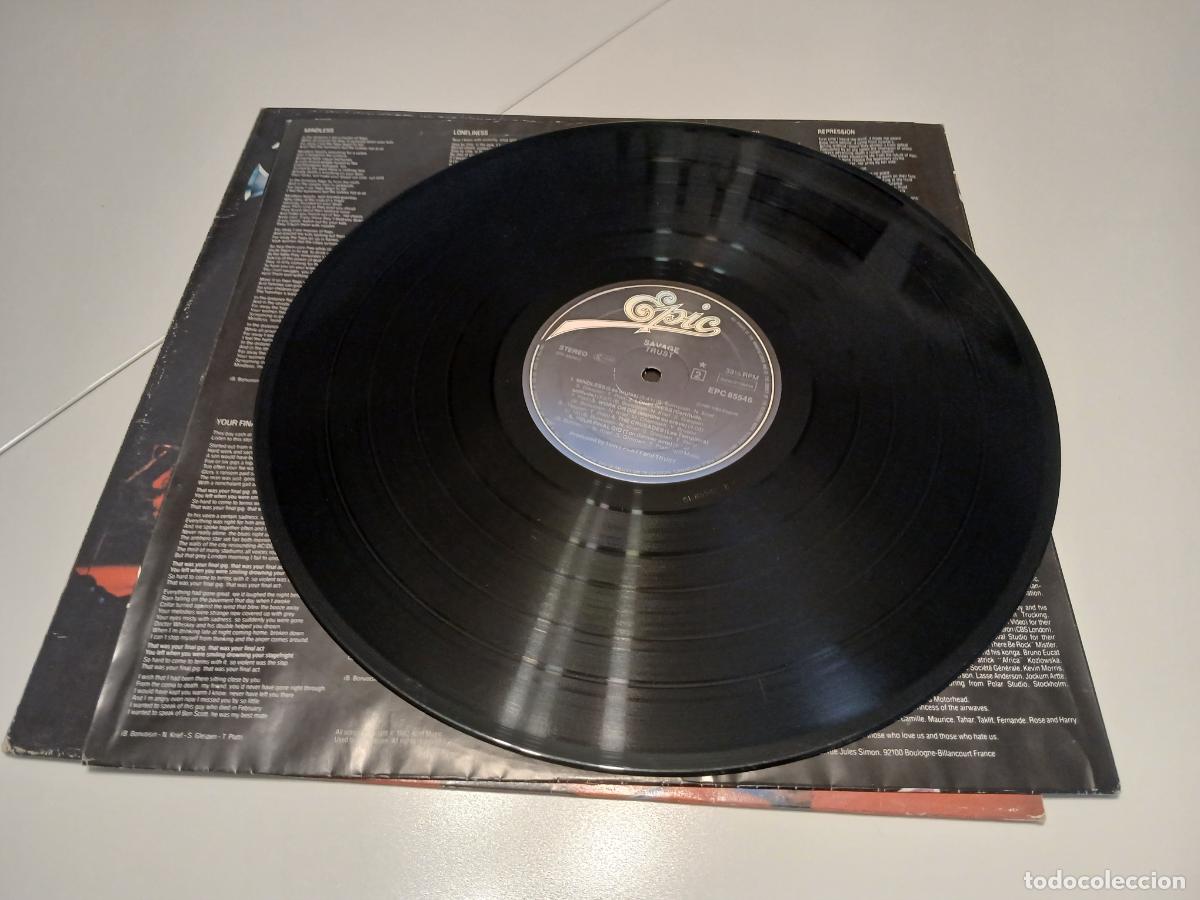 Discos de vinilo: Trust &ndash; Savage- (1982) LP disco vinilo - Foto 4