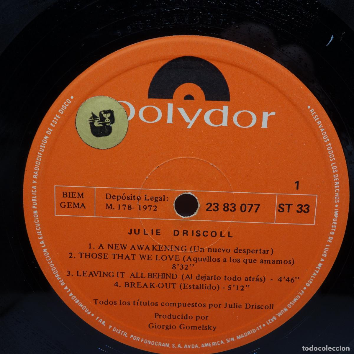 Discos de vinilo: JULIE DRISCOLL - POLYDOR - Foto 6