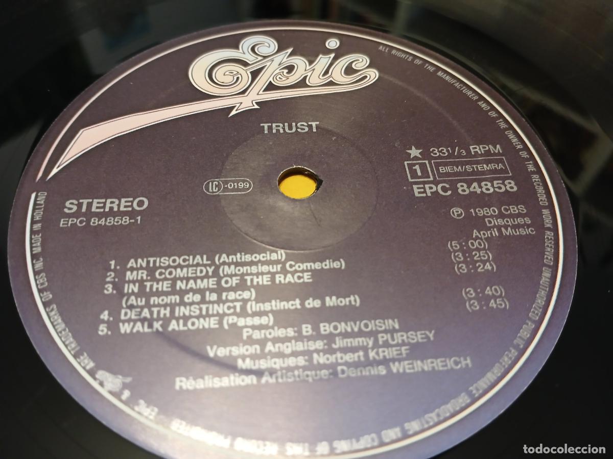 Discos de vinilo: Trust &ndash;Repression- (1980) LP disco vinilo - Foto 2