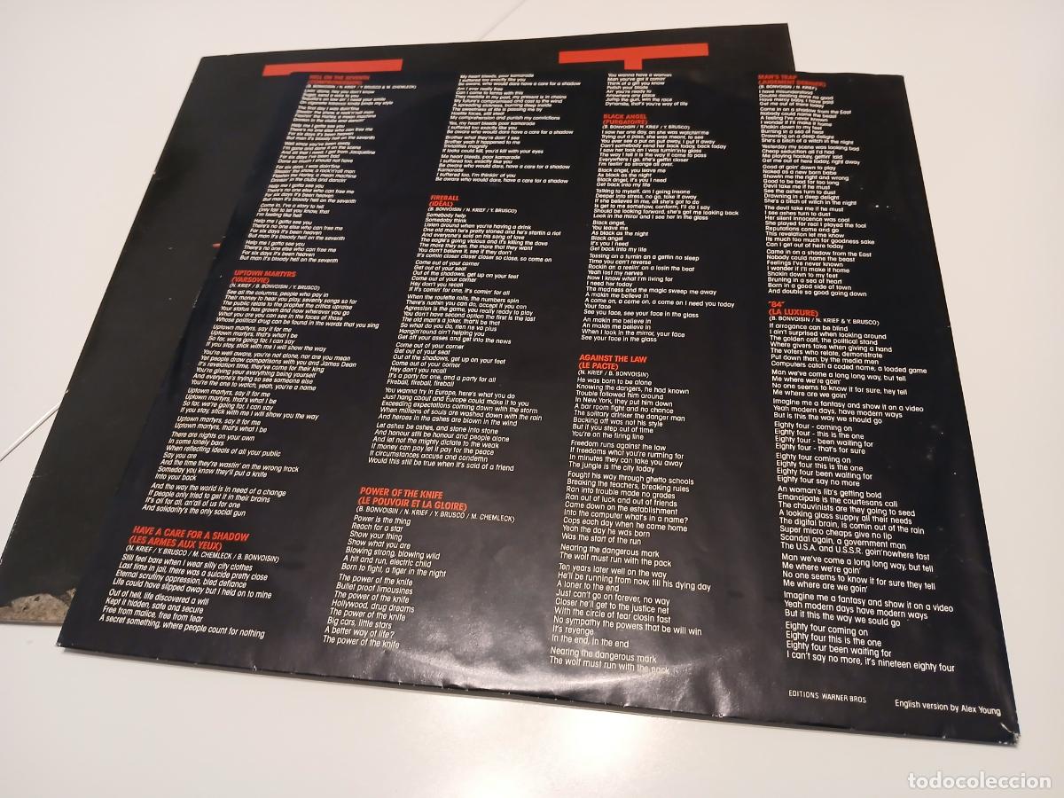 Discos de vinilo: Trust &ndash; Mans Trap- (1984) LP disco vinilo - Foto 5