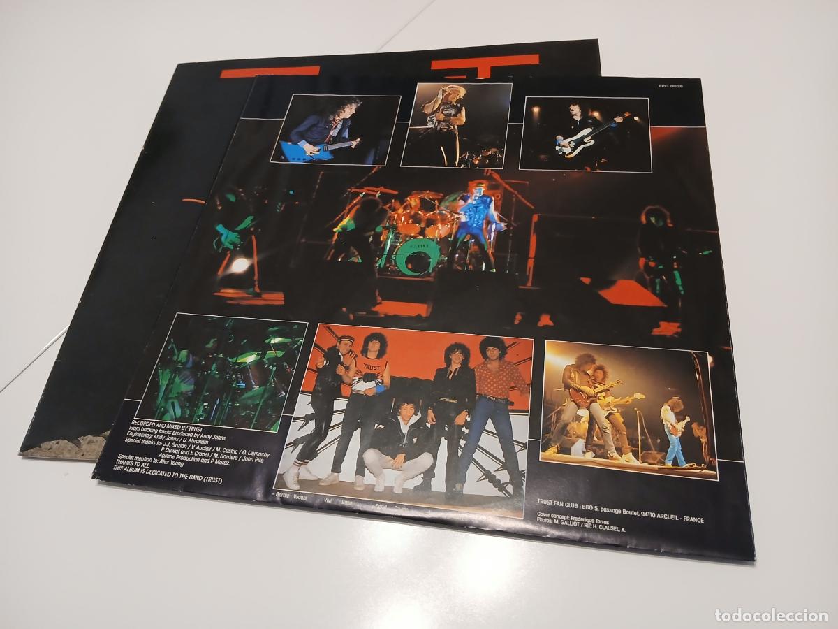 Discos de vinilo: Trust &ndash; Mans Trap- (1984) LP disco vinilo - Foto 6