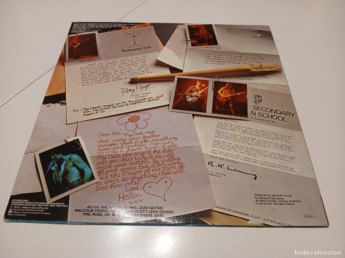 Discos de vinilo: AC/DC &ndash; High Voltage- (1980) LP disco vinilo - Foto 8