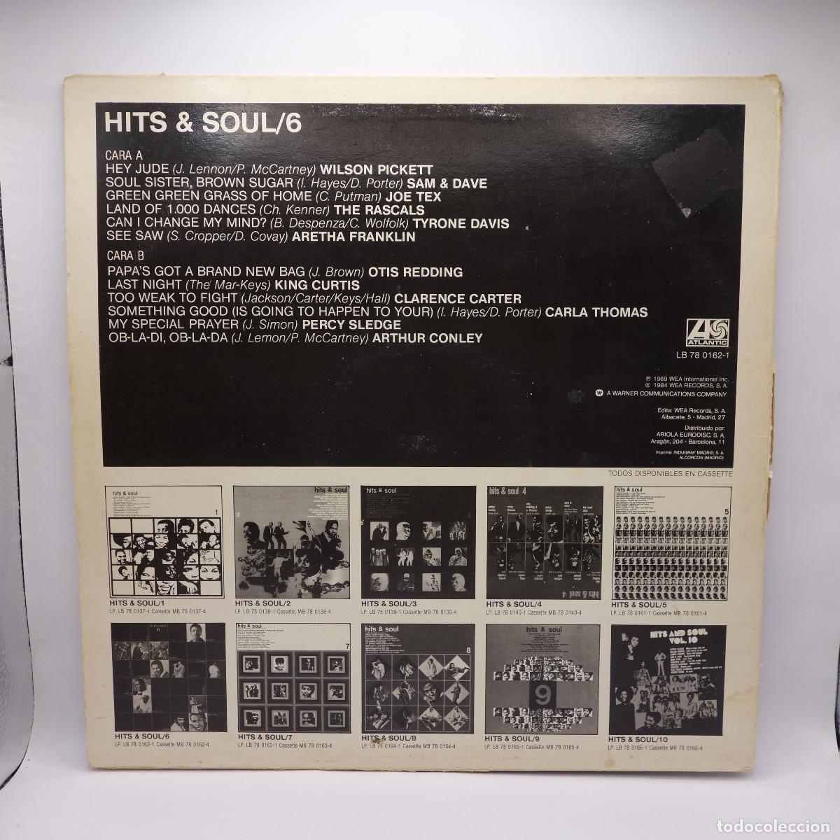 Discos de vinilo: HITS & SOUL VOL. 6 - POLYGRAM - Foto 2