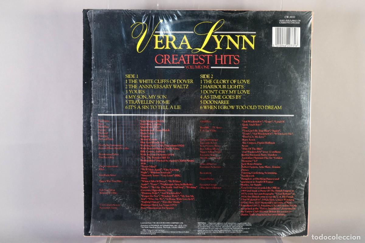 Discos de vinilo: DISCO DE VINILO LP - VERA LYNN - GREATEST HITS - Foto 2